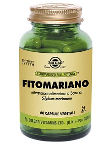Solgar Fitomariano Integratore Con Cardo Mariano 60 Capsule Vegetali