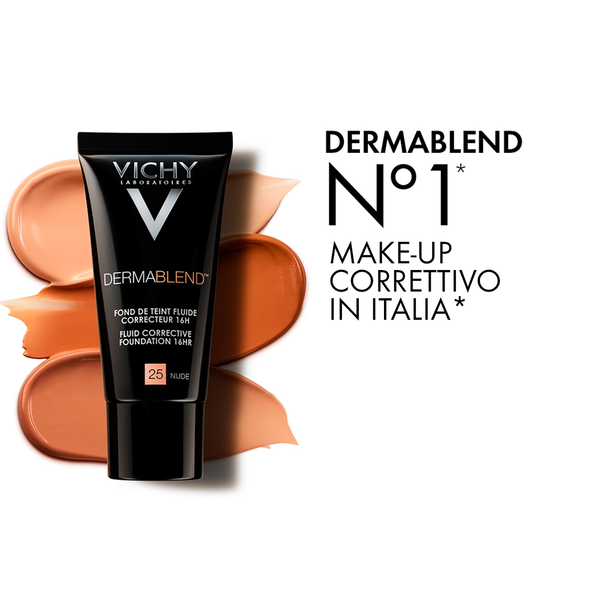 Vichy Dermablend Fondotinta Correttore Fluido 16h tonalità 30 - 30 ml correttore fino a 16 ore