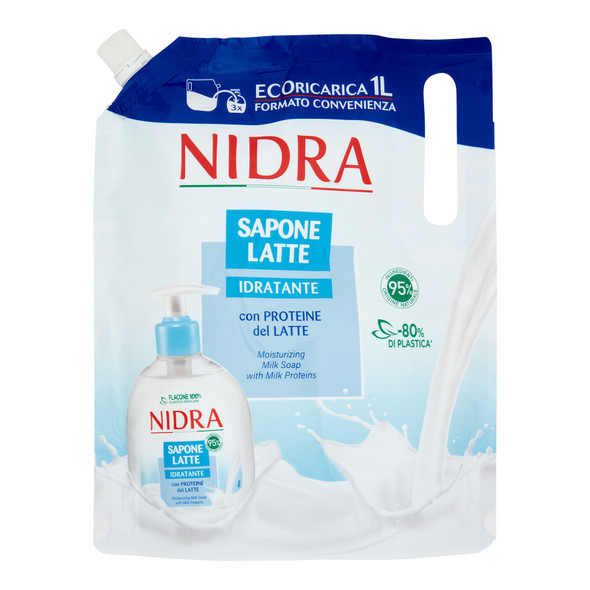 NIDRA SAPONELATTE BUSTA 1 LT