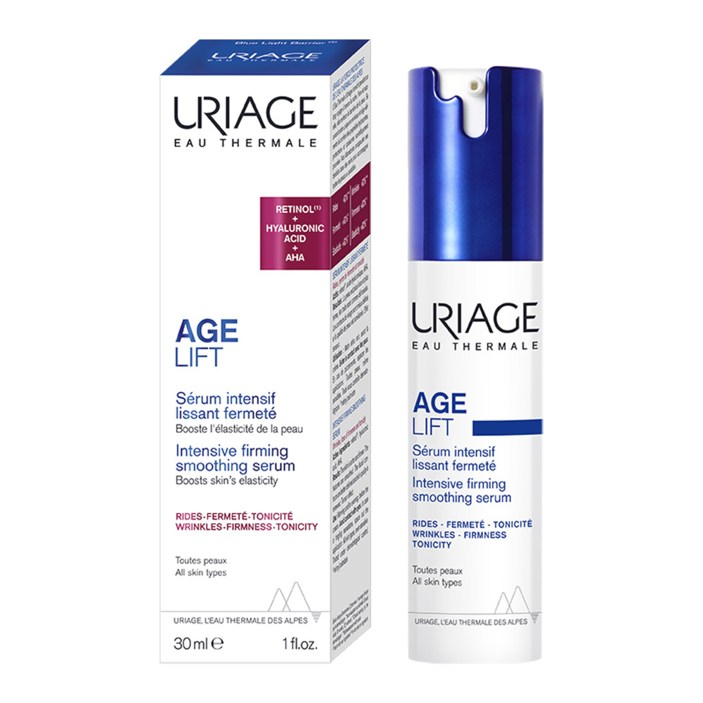 URIAGE AGE LIFT Siero intensivo antietà, antirughe ed elasticizzante, al retinolo con RETINOLO, ACIDO IALURONICO E AHA per tutti i tipi di pelle, anche sensibile - 30ml
