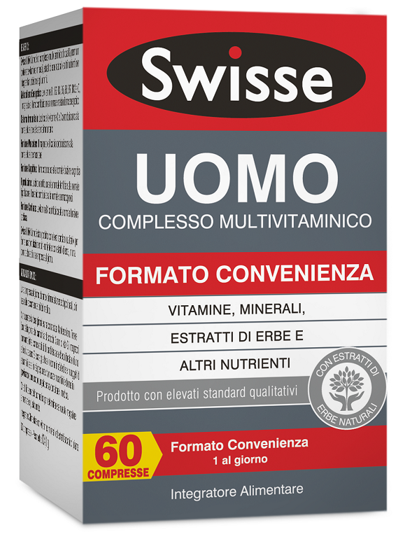 SWISSE UOMO MULTIVITAMIN 60CPR