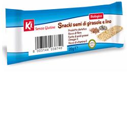 Ki Snackì Semi di Girasole e Lino Barretta Senza Glutine 20 g