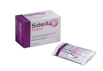 SiderAL Folico 30mg Integratore di Ferro e Vitamine 20 Stick pack