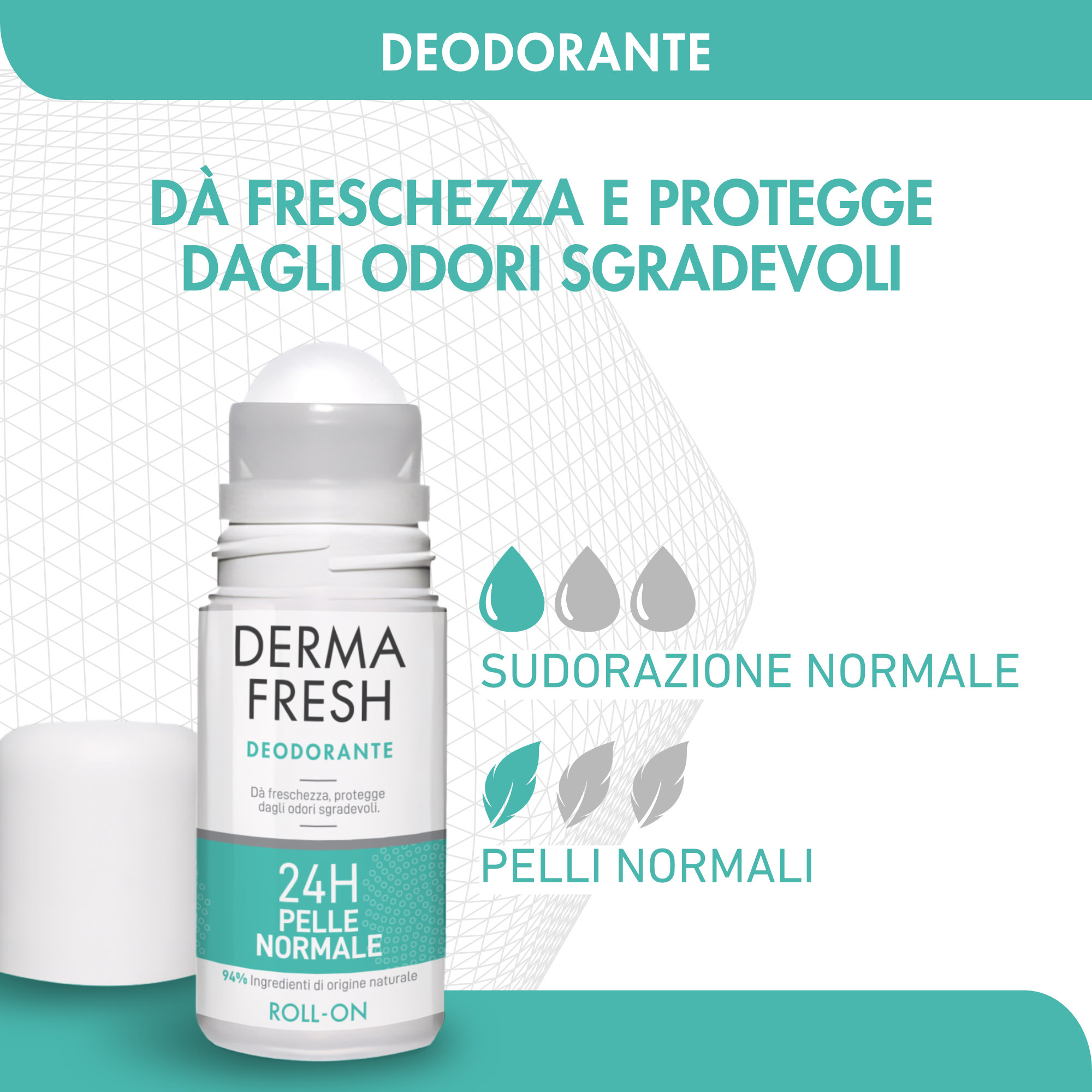 DERMAFRESH 24H P/NORM ROLL50ML