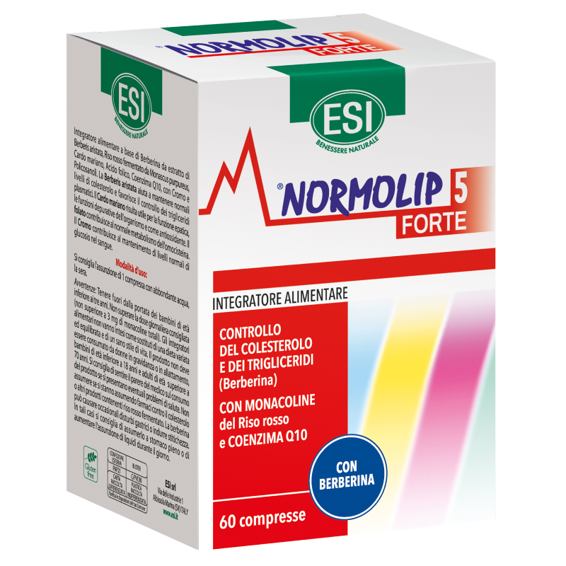 NORMOLIP 5 Forte per regolarizzare i livelli di colesterolo 60cpr