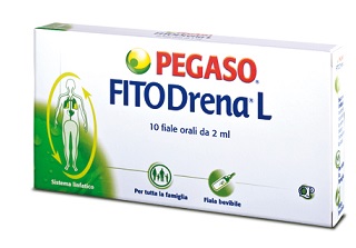 PEGASO Fitodrena L integratore alimentare 10 fiale 2 ml