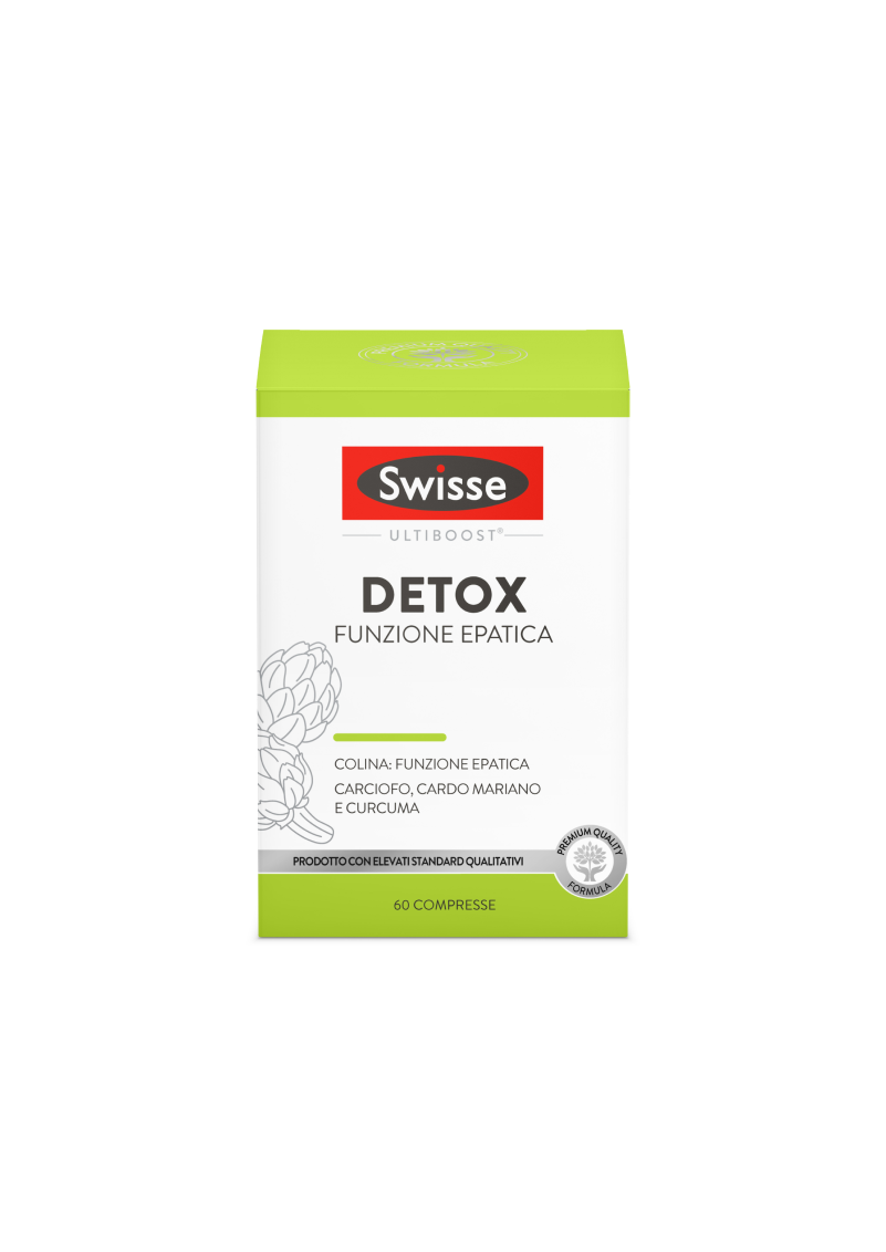 Swisse Detox Funzione Epatica - Integratore Depurativo Fegato 60 Compresse
