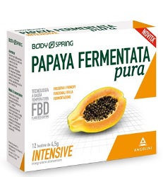 Body Spring Papaya Fermentata Pura Intensive Integratore Antiossidante 12 Bustine