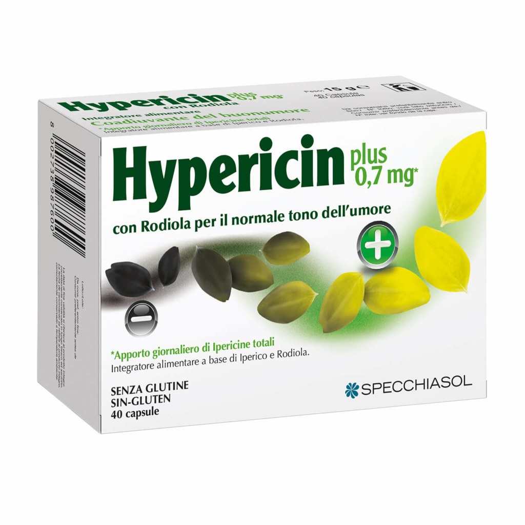 Specchiasol Hypericin Plus Integratore Buonumore 40 Capsule