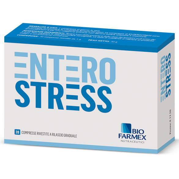 Biofarmex ENTEROSTRESS Integratore Benessere Gastrointestinale 20 Compresse