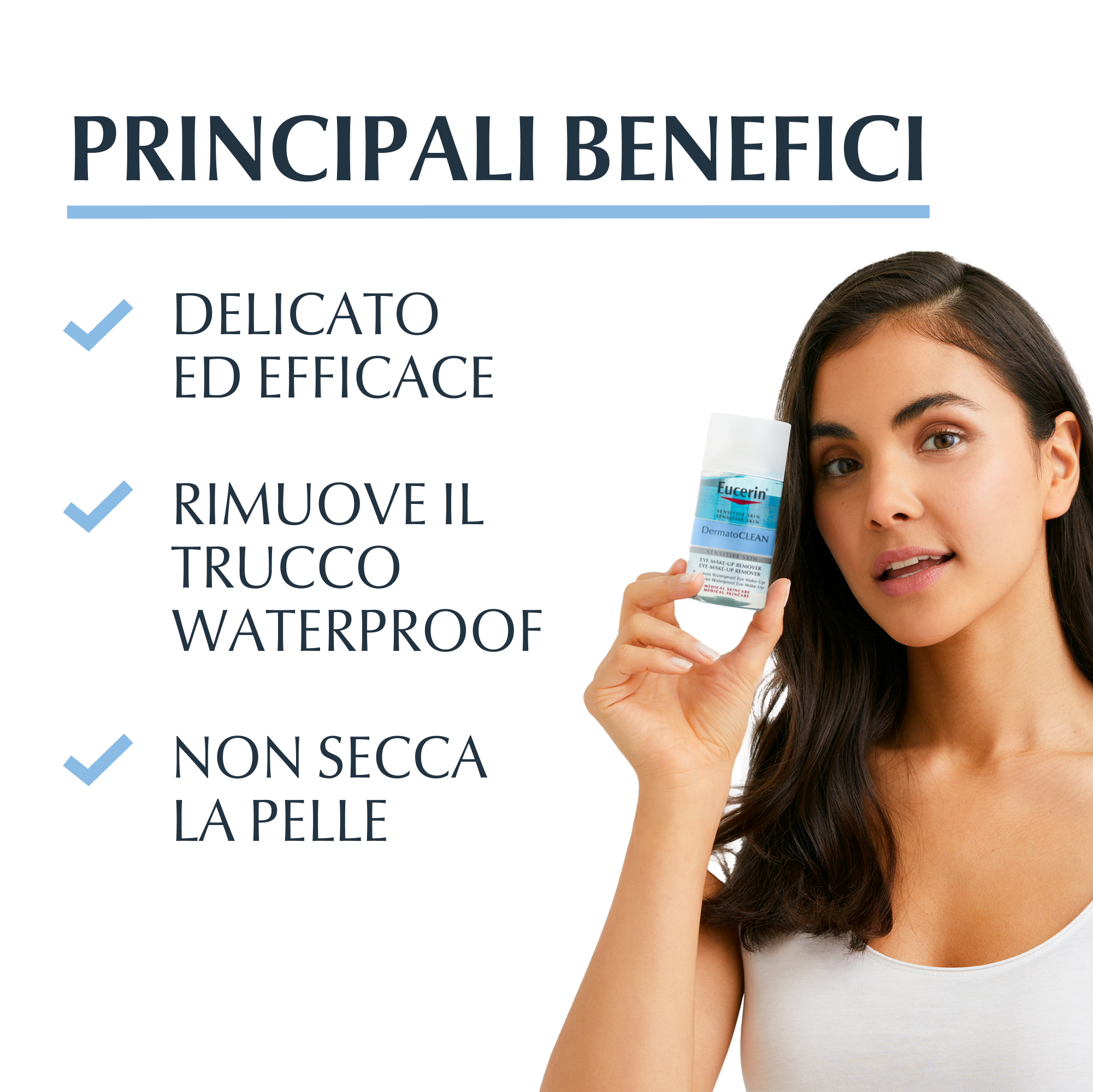 Eucerin DermatoCLEAN Struccante per Occhi Waterproof