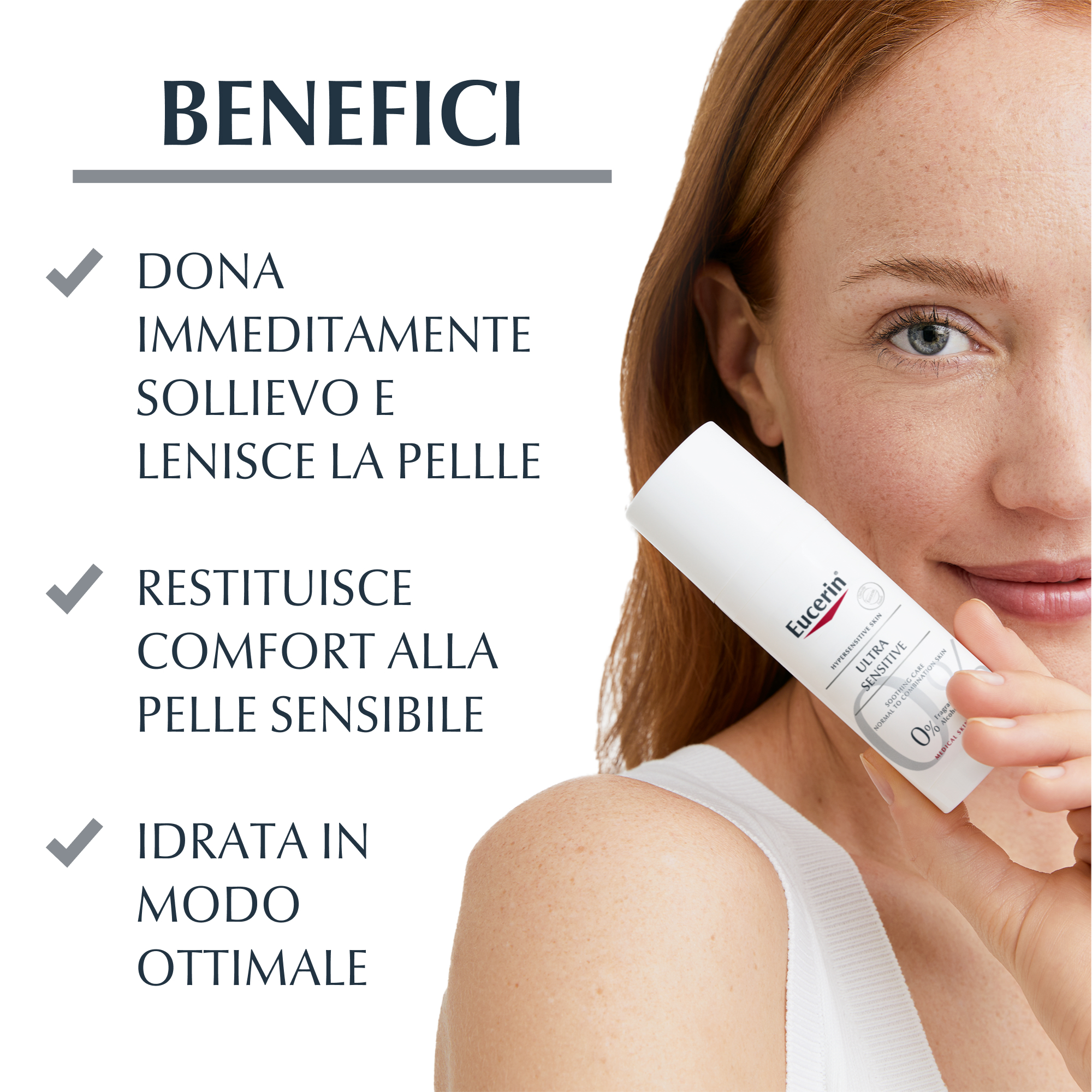 Eucerin UltraSensitive Trattamento Lenitivo Pelle Normale Mista 50 ml