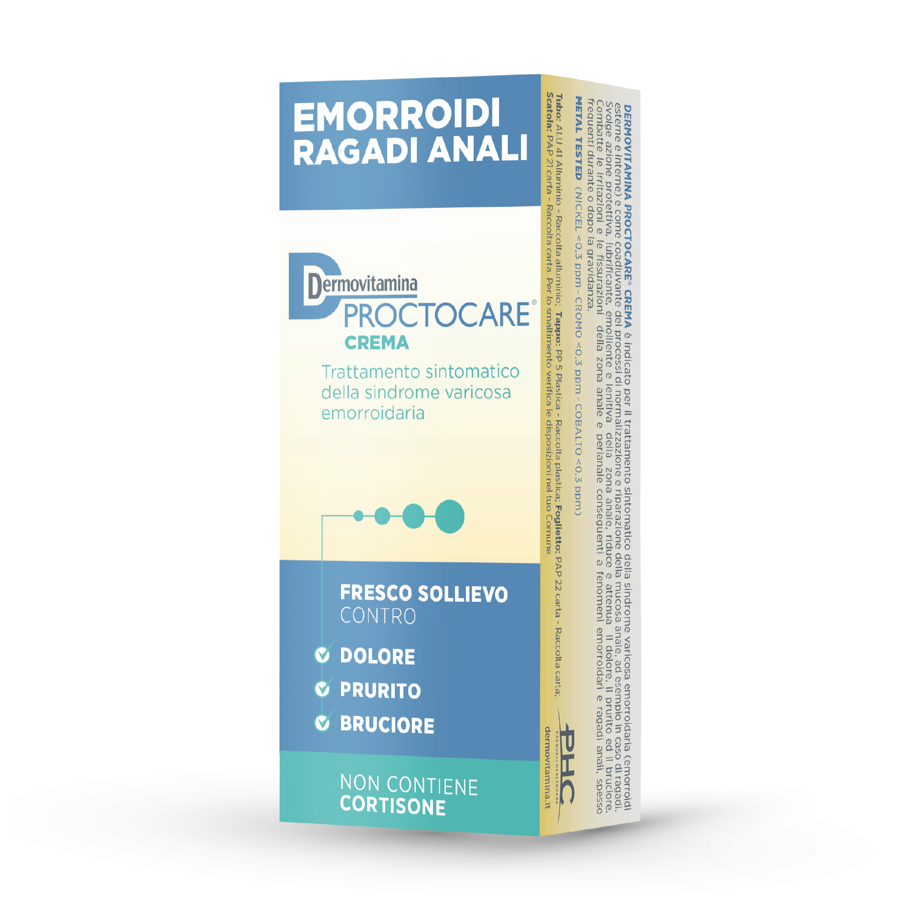 Dermovitamina Proctocare - Crema per Emorroidi e Ragadi Anali - 30 ml