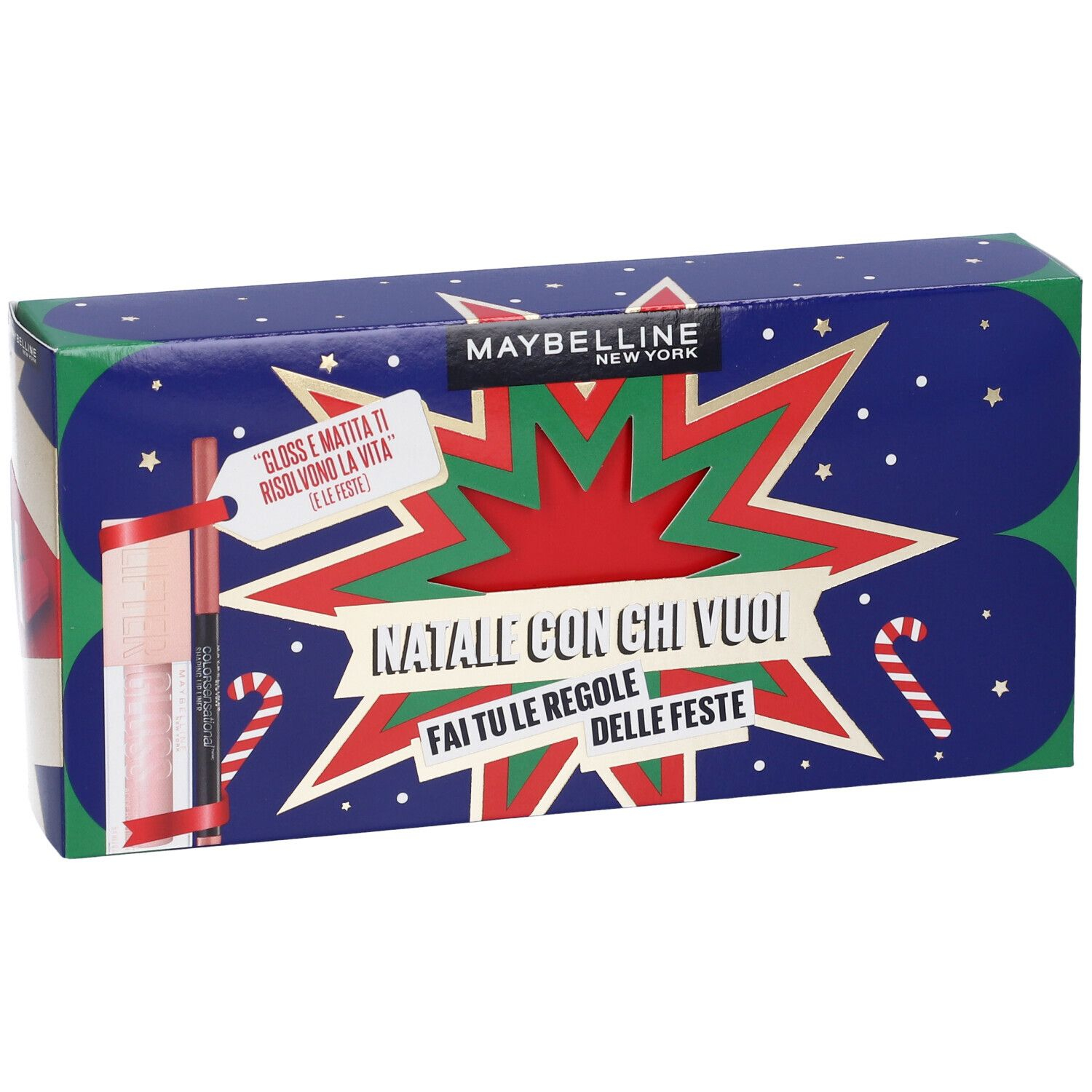 MAYBELLINE XMAS24 M GLOSS+LIN