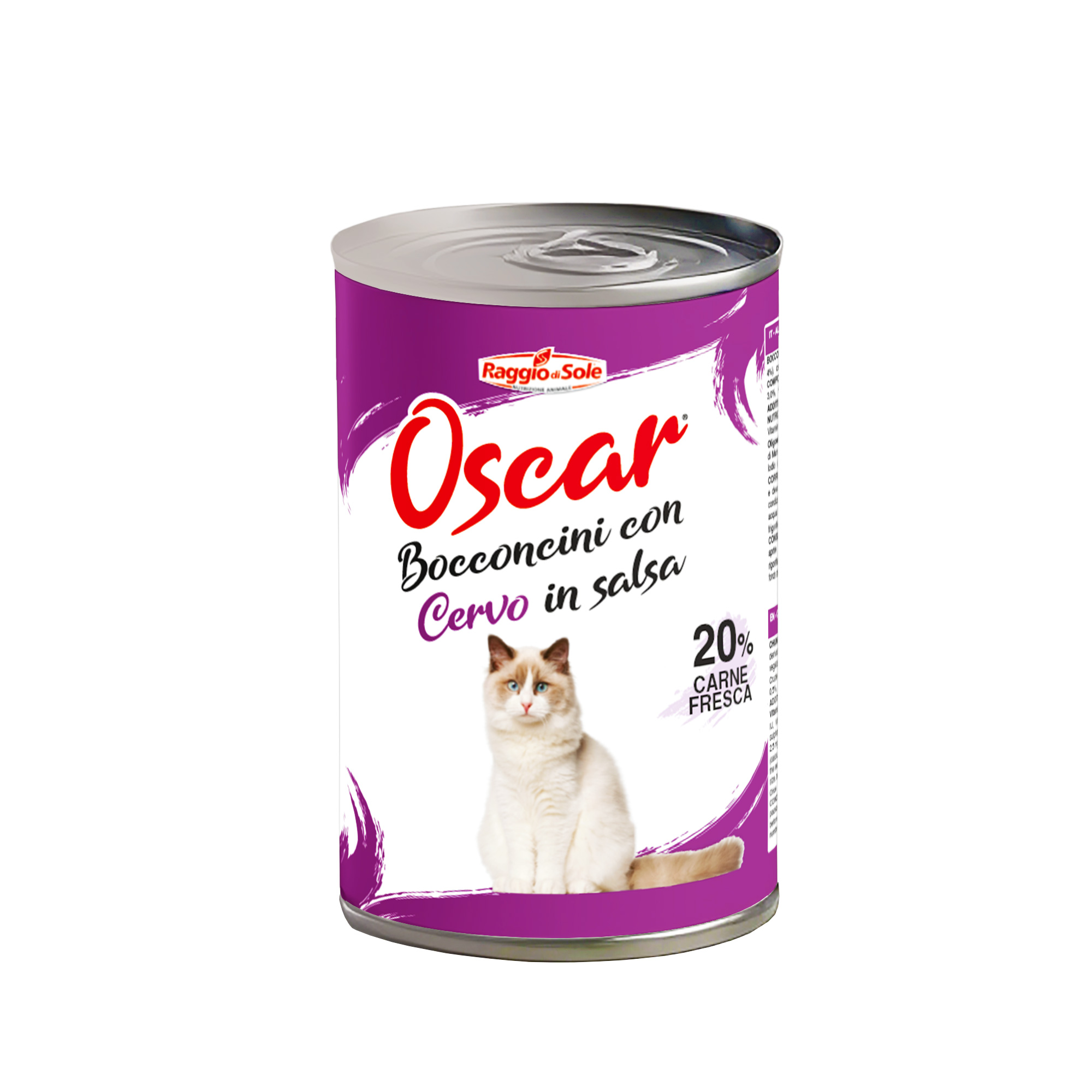 RAGGIO DI SOLE OSCAR GATTO BOCCONI SALSA CERVO 415GR (lattina)