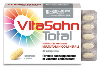 VitaSohn Total Integratore vitaminico-minerale completo 30 Compresse