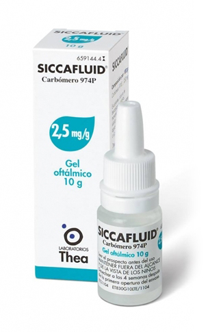 Siccafluid Gel Oftalmico  2,5 mg/gr Carbomero 974P 10g