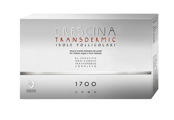 Crescina New Plate-Like Complex 12 - Trattamento completo Ri-Crescita e Anti-Caduta - 1700 Uomo - 20 + 20 fiale