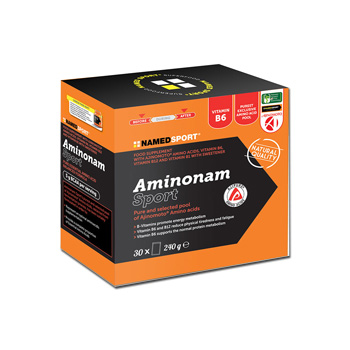 Aminonam Sport - Integratore di aminoacidi - 30 bustine