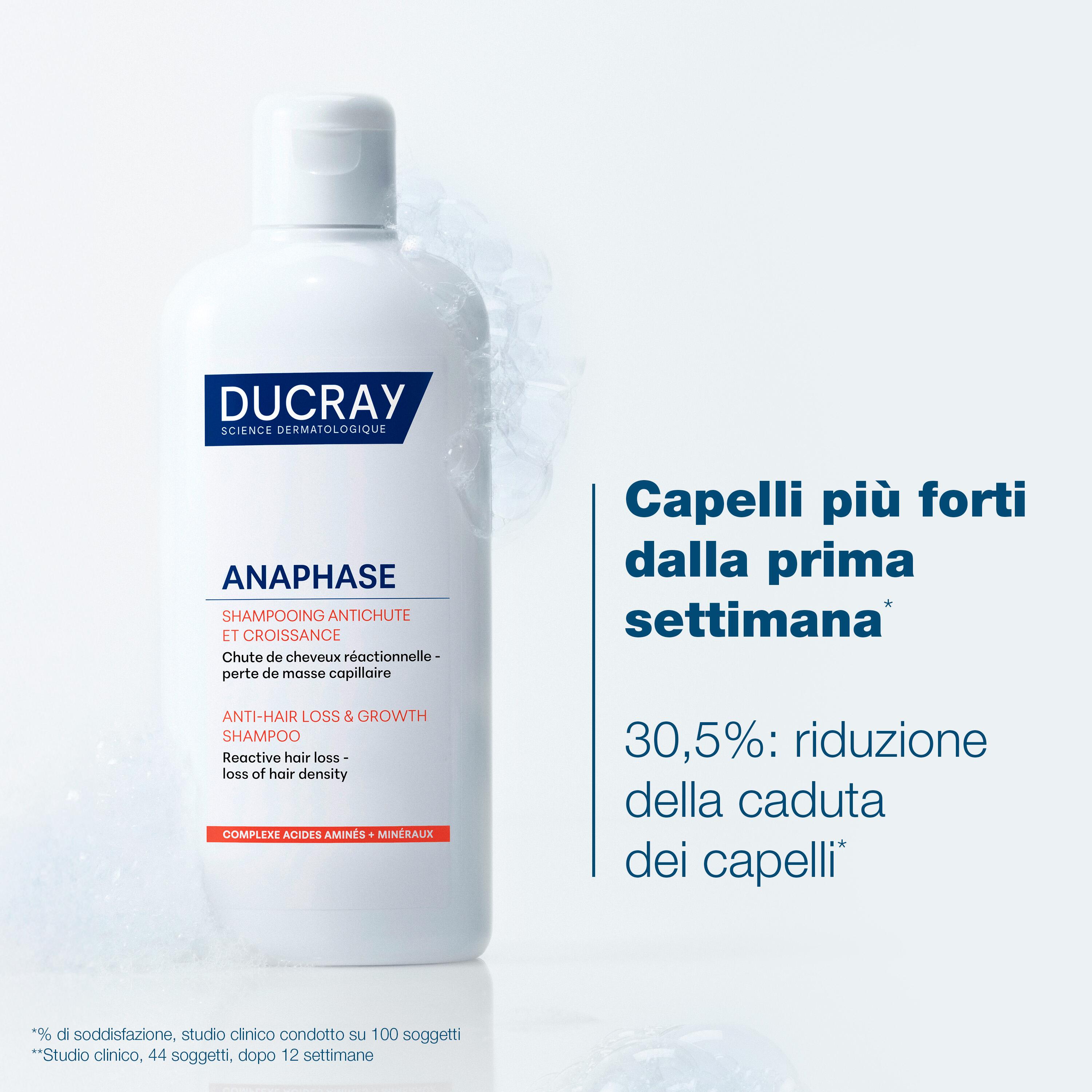Ducray Anaphase - Shampoo Contro La Caduta E Crescita Dei Capelli 200 ml