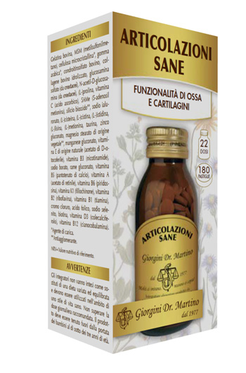 Dr Giorgini Articolazioni Sane Integratore Cartilagini e Ossa 180 Pastiglie