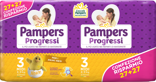 PAMPERS PROGRESSI MIDI 54PZ 0239