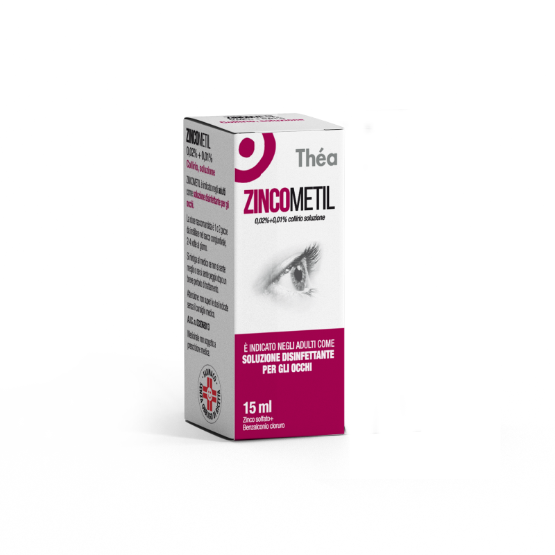 Zincometil 0,02% + 0,01% Collirio Disinfettante 15 mL