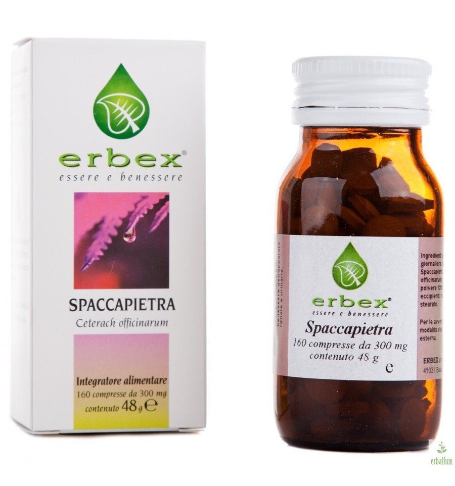 Erbex Spaccapietra Integratore Vie Urinarie 160 Compresse