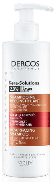 Vichy Dercos Kera-Solutions Shampoo Ristrutturante per capelli stressati e danneggiati 250 ml
