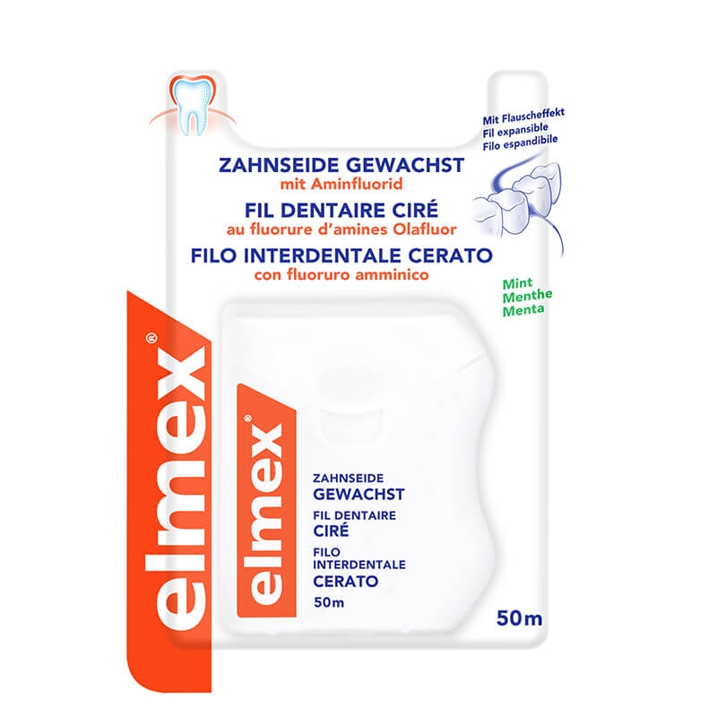 Elmex Filo Interdentale Cerato Per Igiene Orale 50 m