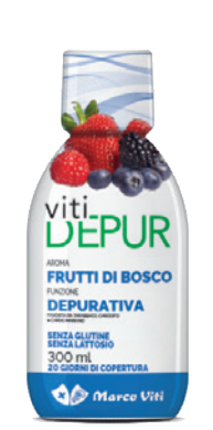 Vitidepur Frutti di Bosco Integratore Depurativo 300 ml