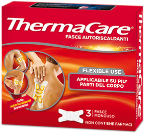 Thermacare Flexible Use Fasce autoriscaldanti e versatili 2 pezzi
