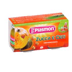 Plasmon Omogeneizzato Di Verdure Zucca E Ceci 2x80 g +6m