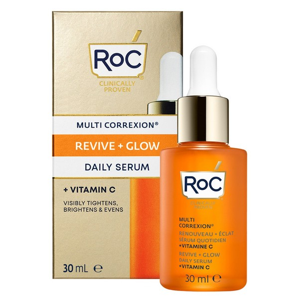 ROC Multi Correxion® Revive + Glow Siero Viso per pelle compatta, luminosa e uniforme - 30ml