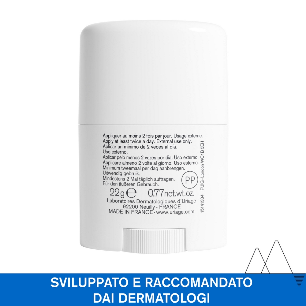 Uriage Bariéderm Stick Isolante Riparatore Pelle Secca e Screpolata 22 g