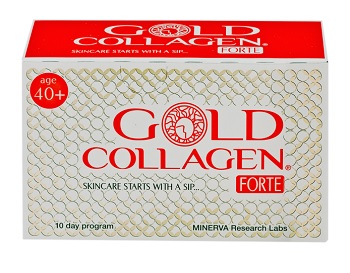 Gold Collagen Forte Integratore Antiage 10 Flaconcini