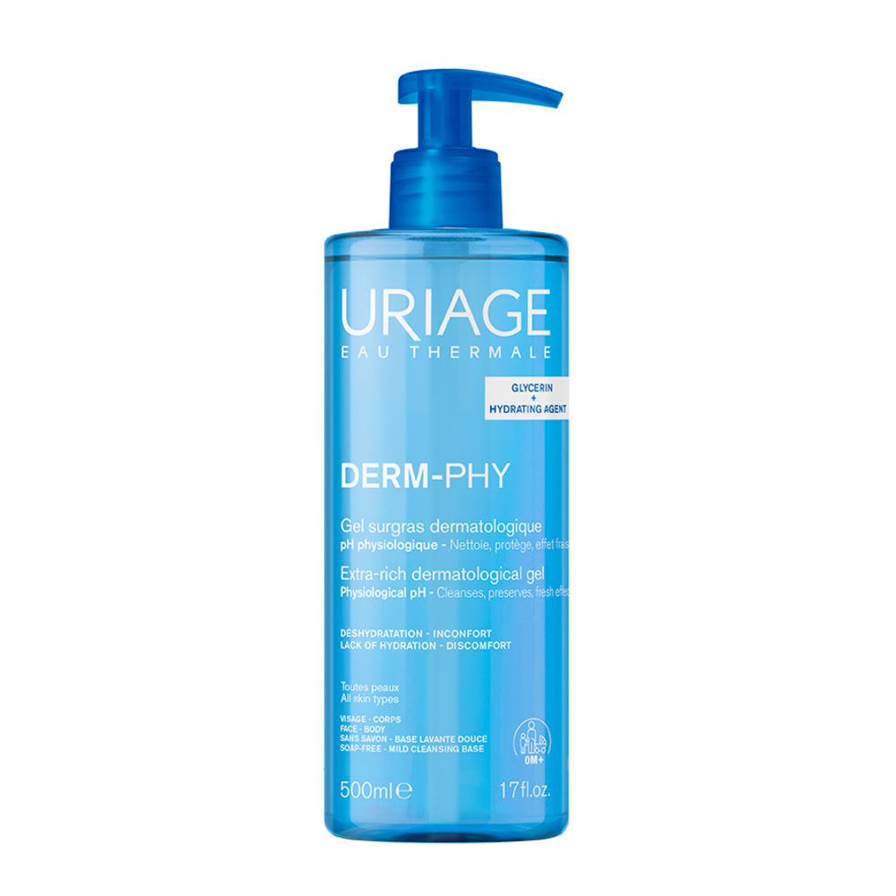 Uriage Derm-Phy Gel Doccia Dermatologico Lenitivo E Protettivo Per Pelle Sensibile 500 ml
