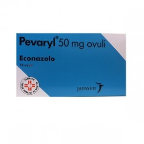 Pevaryl 50 mg Econazolo nitrato 15 Ovuli Vaginali