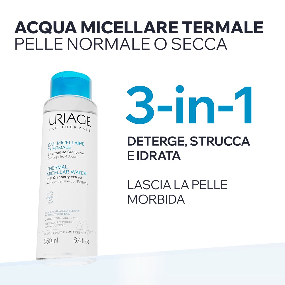 Uriage - Acqua Micellare Termale Per Pelle Normale O Secca 250 ml