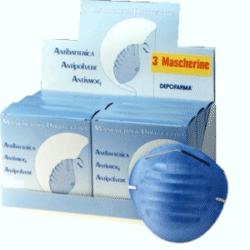 Maschera Protettiva Antibatterica 3 pezzi