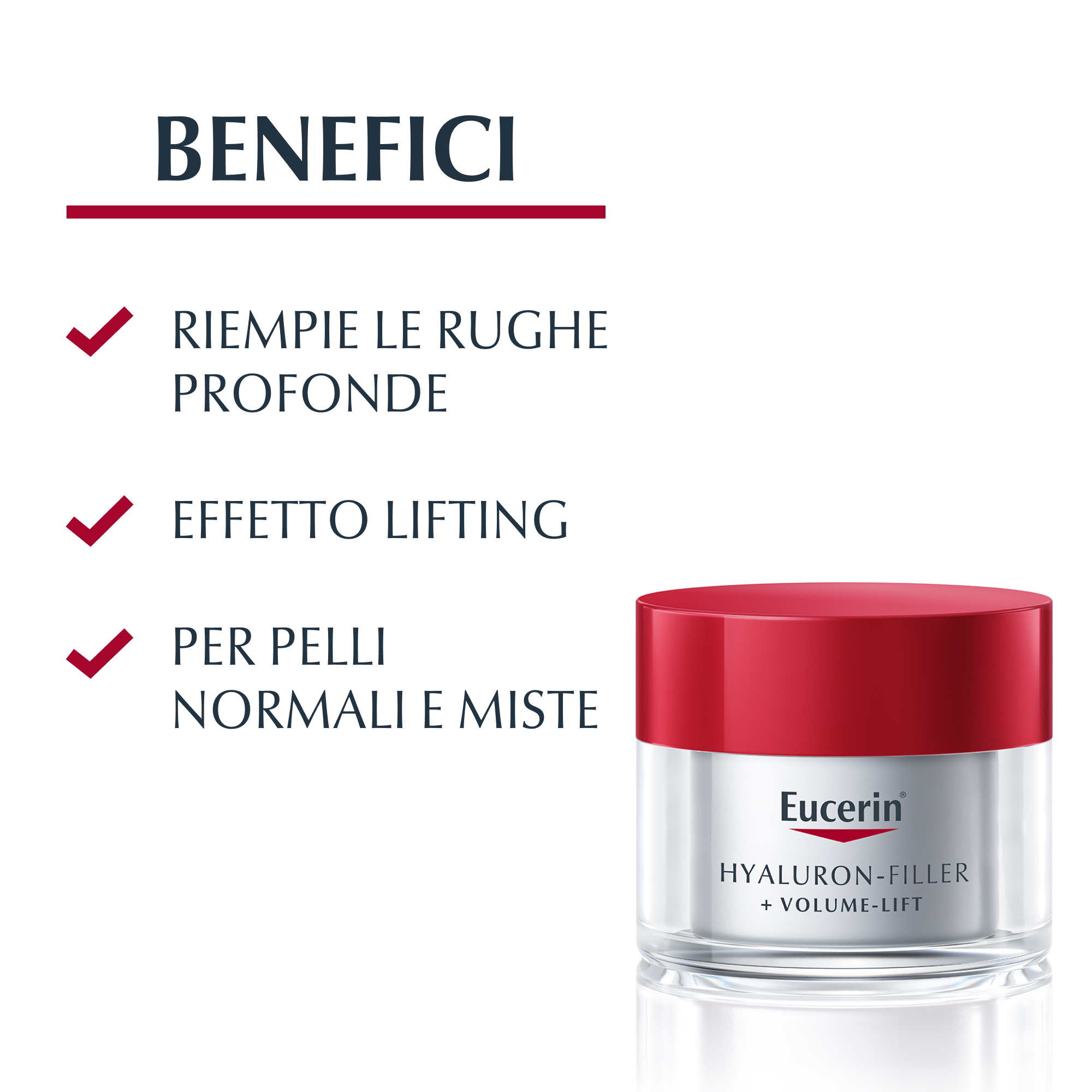 Eucerin Hyaluron-Filler Volume crema Giorno pelle mista 50mL