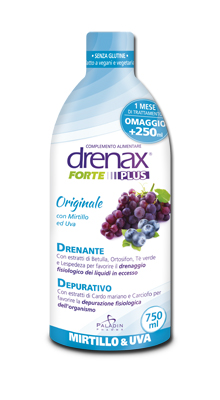 Drenax Forte Mirtillo Integratore Drenante 750 ml