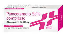 Paracetamolo Sella 500 mg Analgesico Antipiretico 30 Compresse
