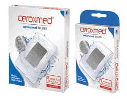 Ceroxmed Waterproof Silver Cerotti Resistenti All'Acqua 10x8 cm