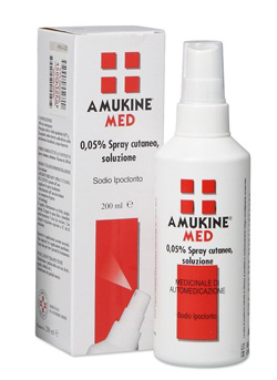 Amukine Med Spray Cutaneo 0,05% Sodio ipoclorito 200 ml