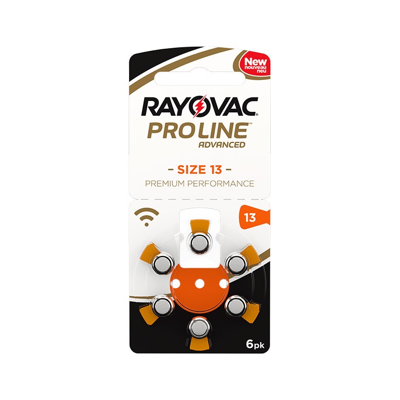 Rayovac Extra Digital Air PR48 13 6 pezzi BATTERIE ricambio DIGITAL AIR 3D