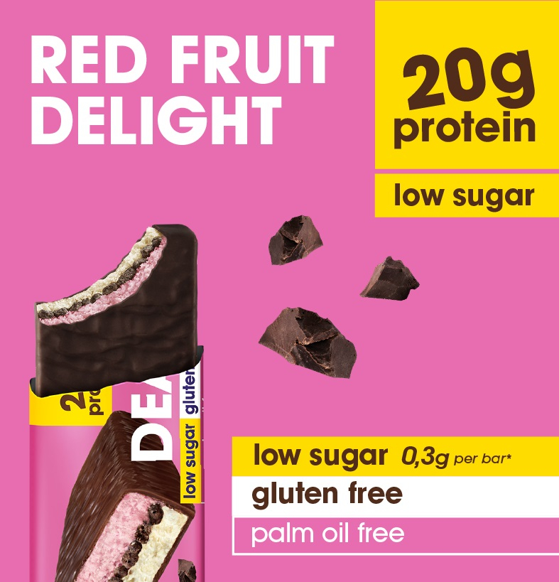 ENERVIT PROT DEAL BAR 55G RED