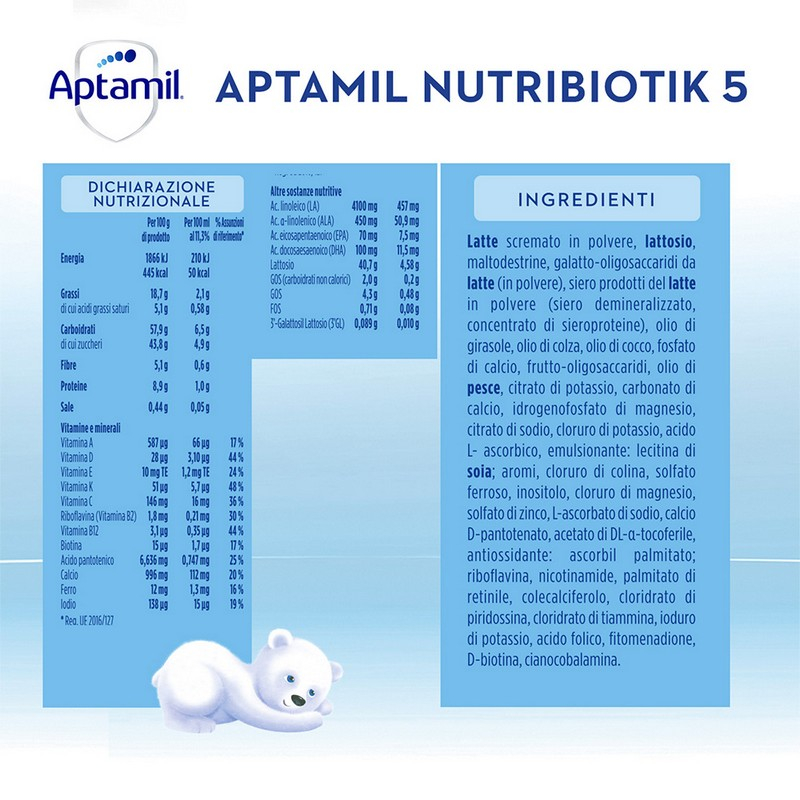 APTAMIL 5 LATTE 830G