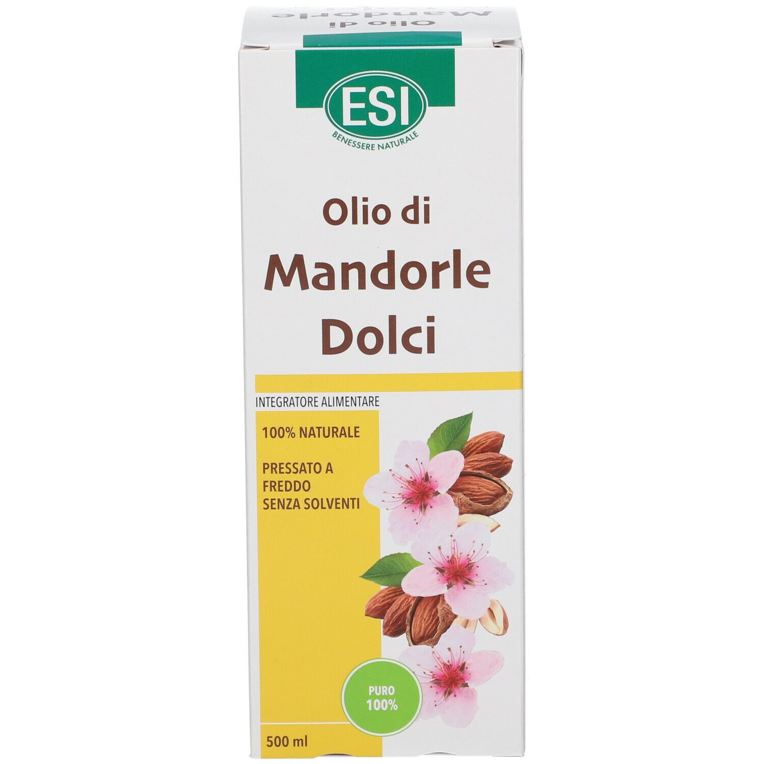 Esi Olio Mandorle Dolci Emolliente Idratante Uso Interno 500 ml