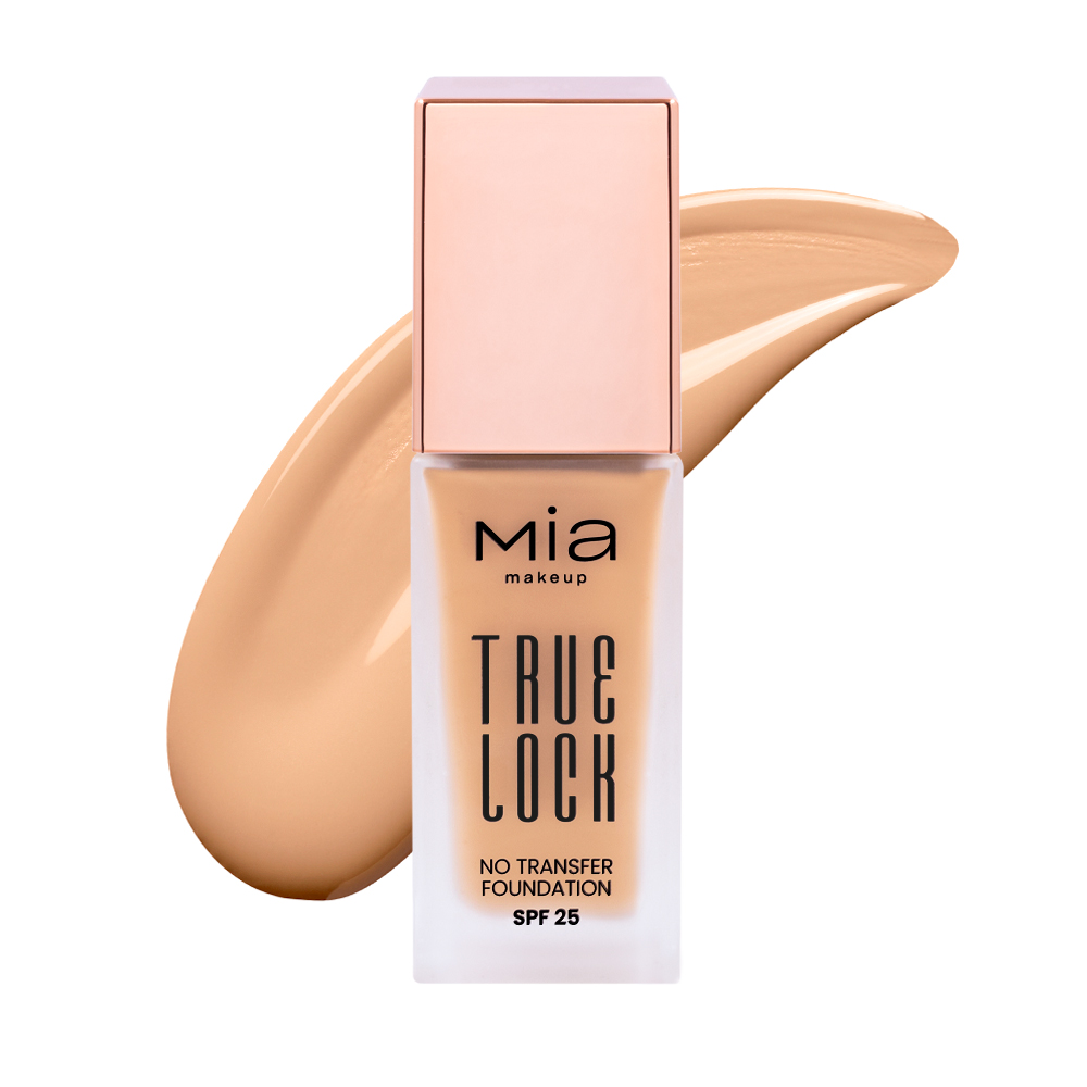 Mia Makeup - True Lock - Fondotinta Fluido SPF25 A Lunga Tenuta - N.07 Cream Beige